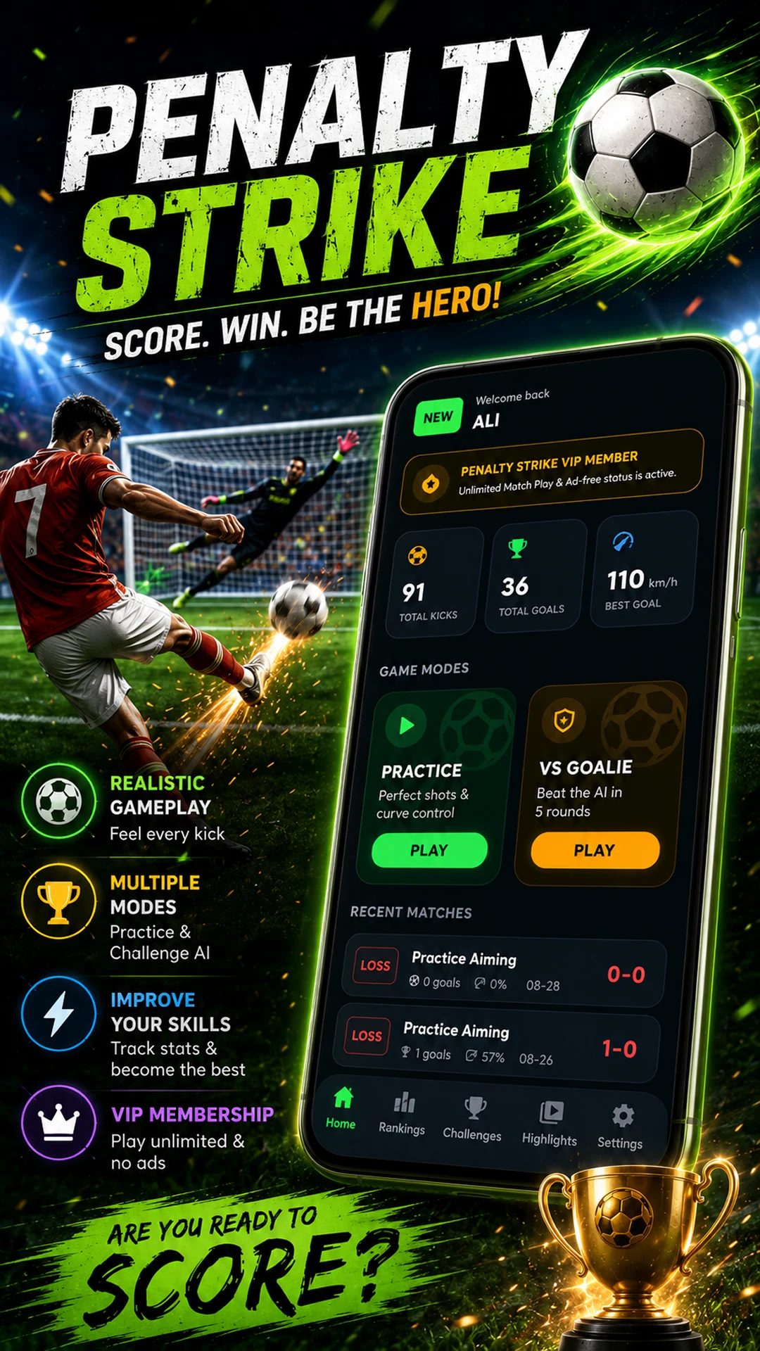 Penalty Strike: Football screenshot